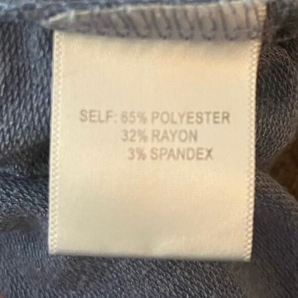 Jane & Delancey Bumblebee Blue Medium Short Sleeve Top Shirt - Picture 7 of 8